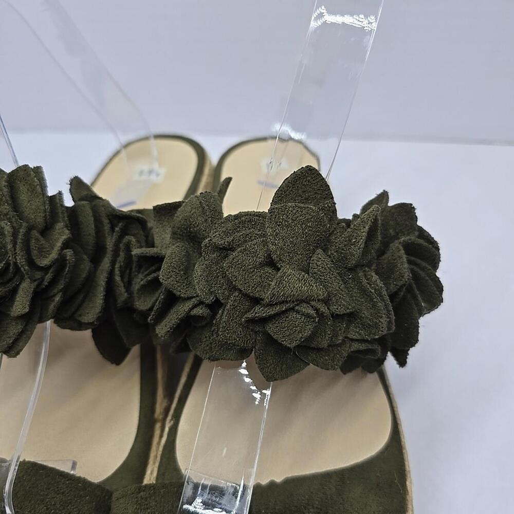 Women's Summer Sandals Platform Open Toe Flip Flops Green Size US9/EU41 - Picture 6 of 14